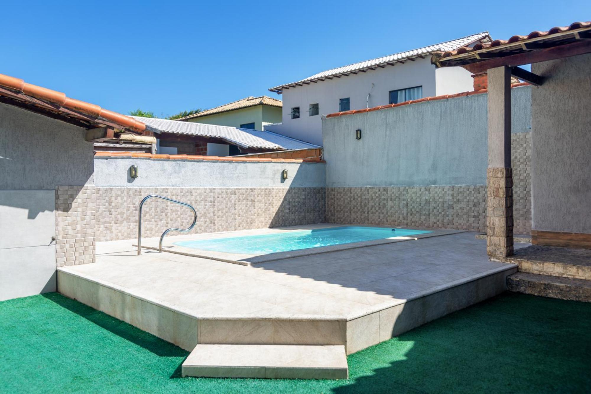 Refugio Tropical Casa De Praia Com Piscina Aquecida E 4 Suites E Garagem 3 Carros, 800 Mtrs Da Praia Internet 700 Mbps, Condominio Privado Com Pista De Skate , Quadra De Futevolei , Campos E Quadras De Futebol! 卡波布里奥 外观 照片
