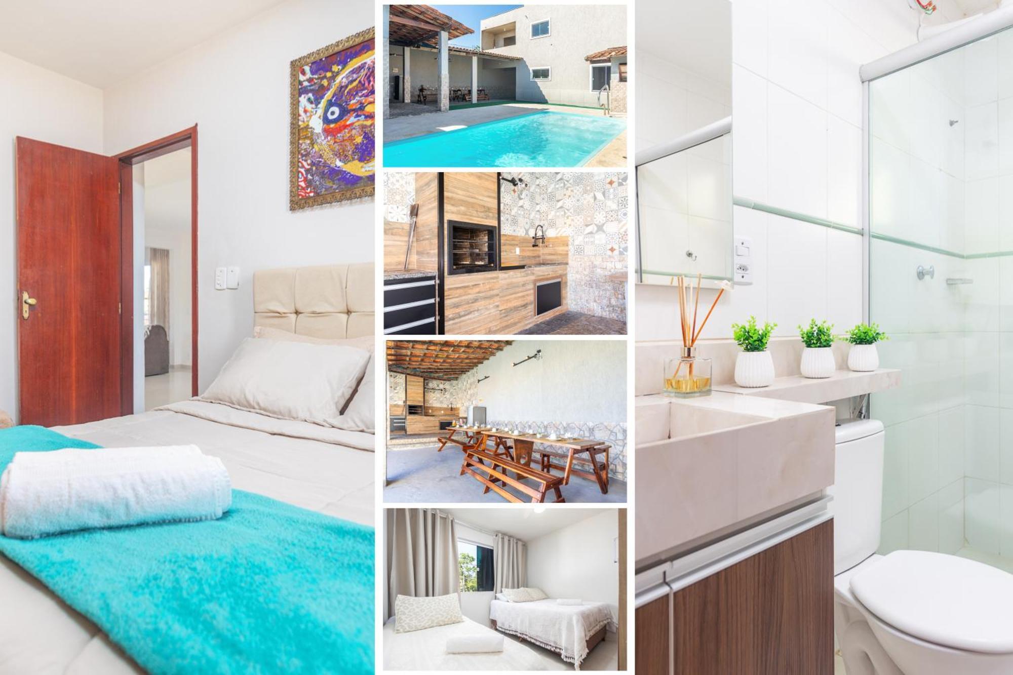 Refugio Tropical Casa De Praia Com Piscina Aquecida E 4 Suites E Garagem 3 Carros, 800 Mtrs Da Praia Internet 700 Mbps, Condominio Privado Com Pista De Skate , Quadra De Futevolei , Campos E Quadras De Futebol! 卡波布里奥 外观 照片
